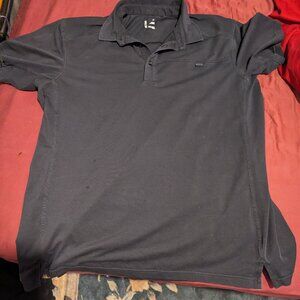 Arc'teryx Button Up Shirt Mens XL Black Short Sleeve Outdoor Hike